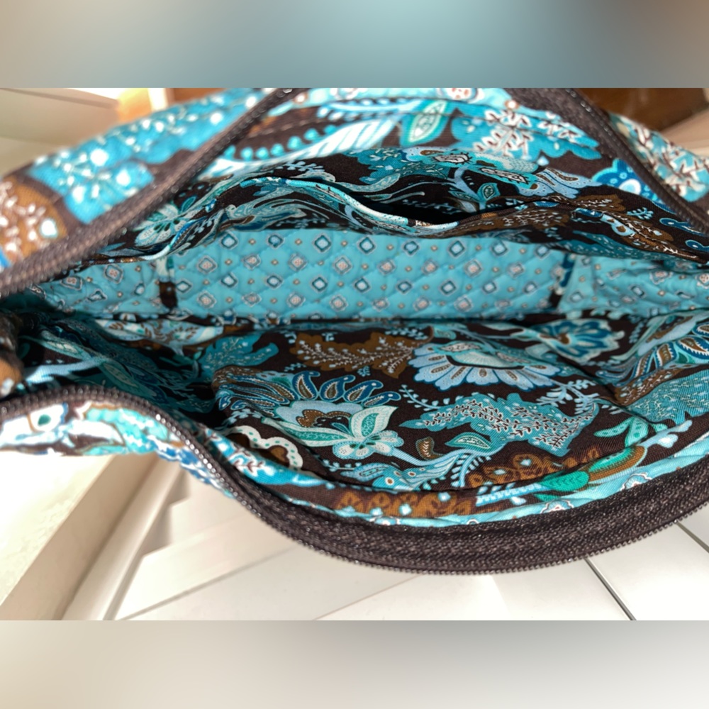 Java Blue Retired Vera Bradley Pattern Bowler - image 8